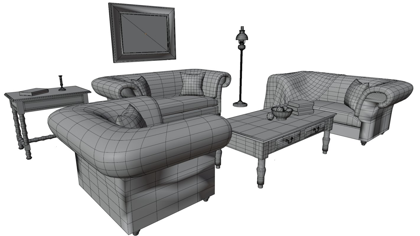 Victorian Sofa Set - Image 10