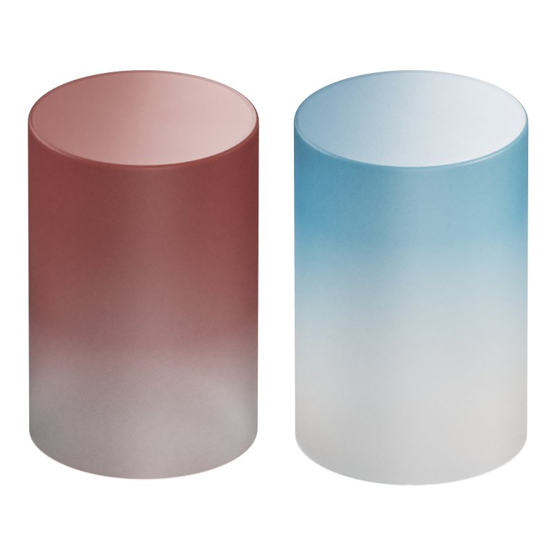 Frosted Gradient Side Table – Acrylic - Image 8