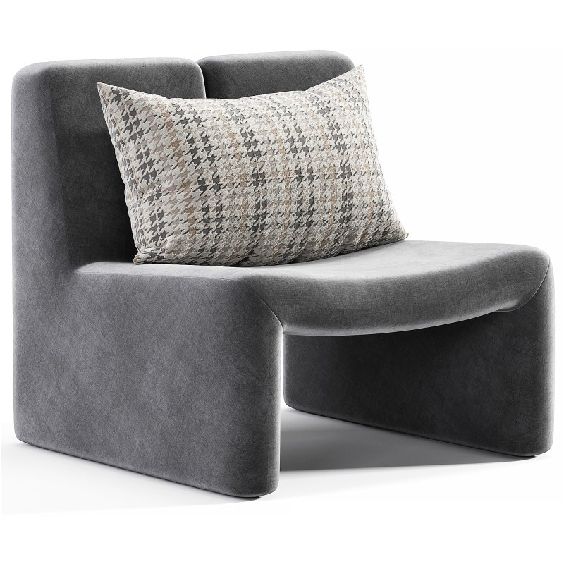Dario Green Boucle Accent Chair By CB2 - Image 3