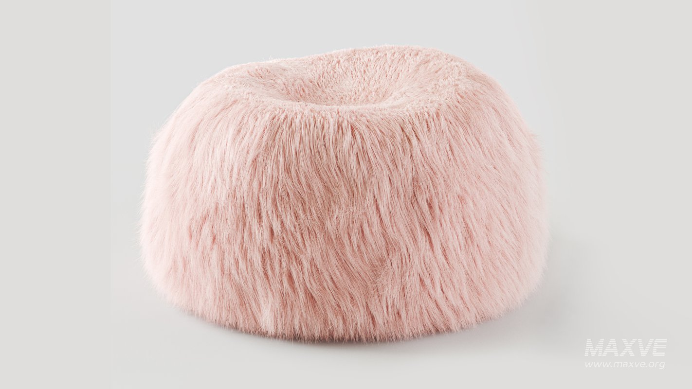 Himalayan Faux-fur Beanbag - Image 2