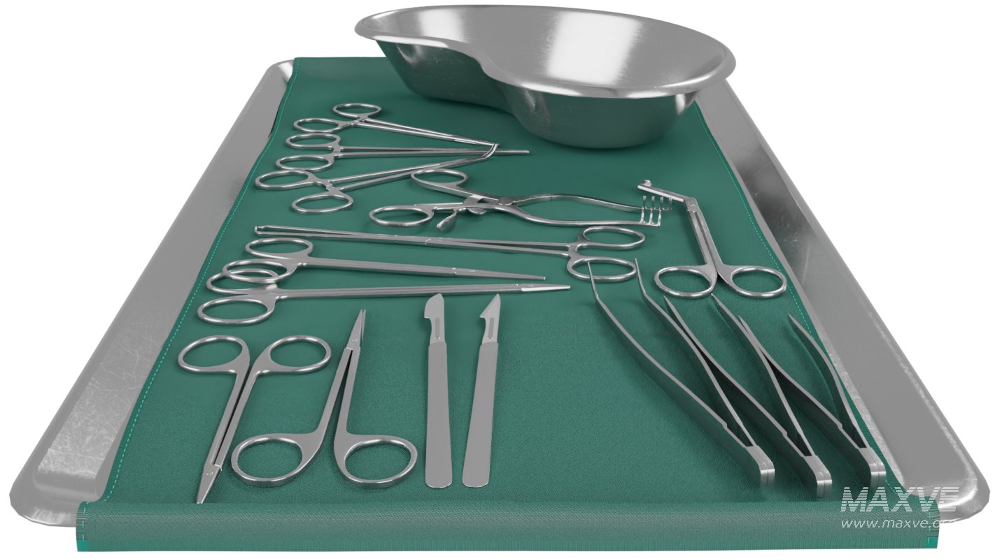 Tray with surgical equipment - Image 6