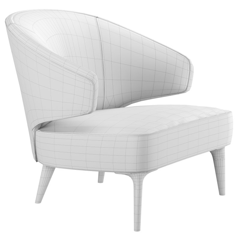 Minotti Aston Armchair - Image 7