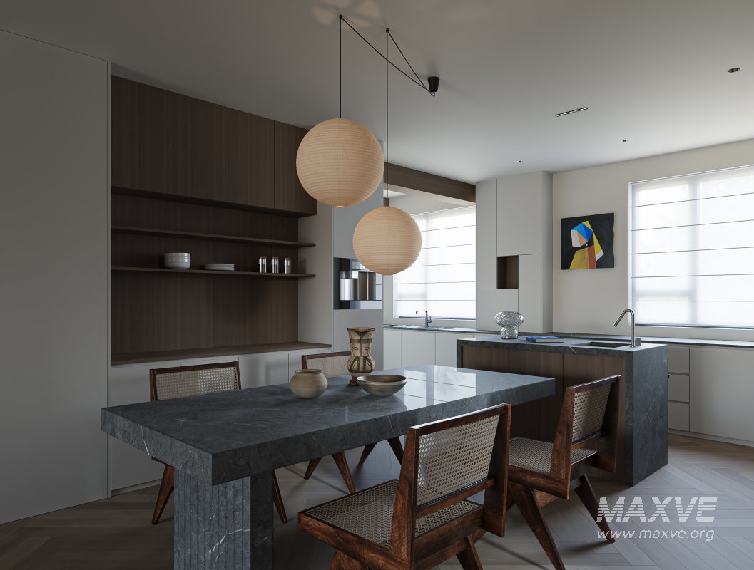 Modern living and dining room - Image 1