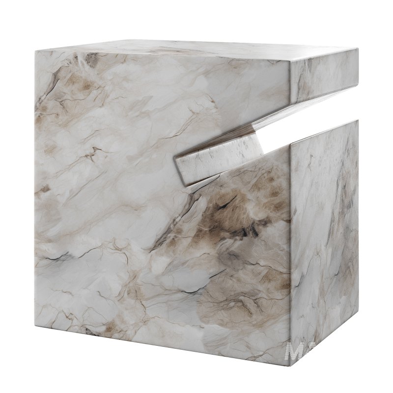 Natural side table marble - Image 5