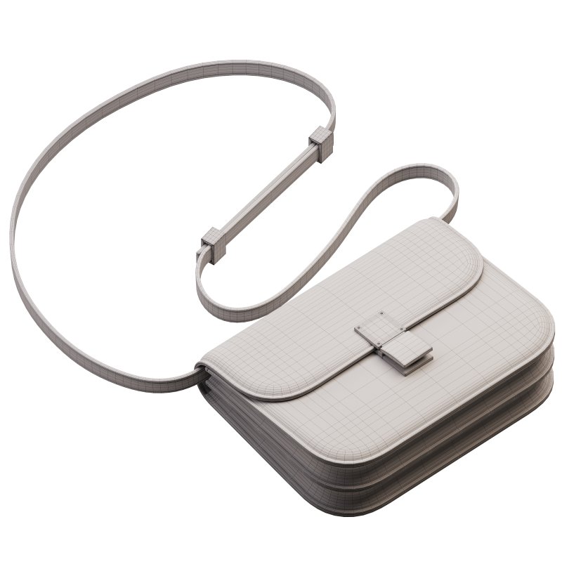 Brown Flap Genuine Leather Square Shoulder Message Bag - Image 14