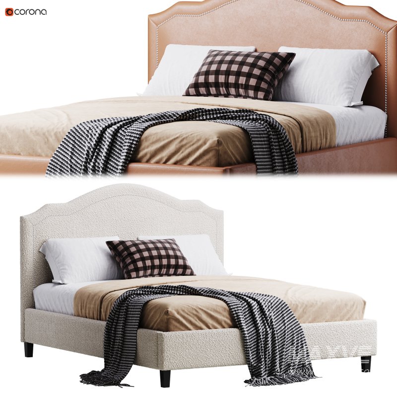 Cassis Upholstered bed - Image 1
