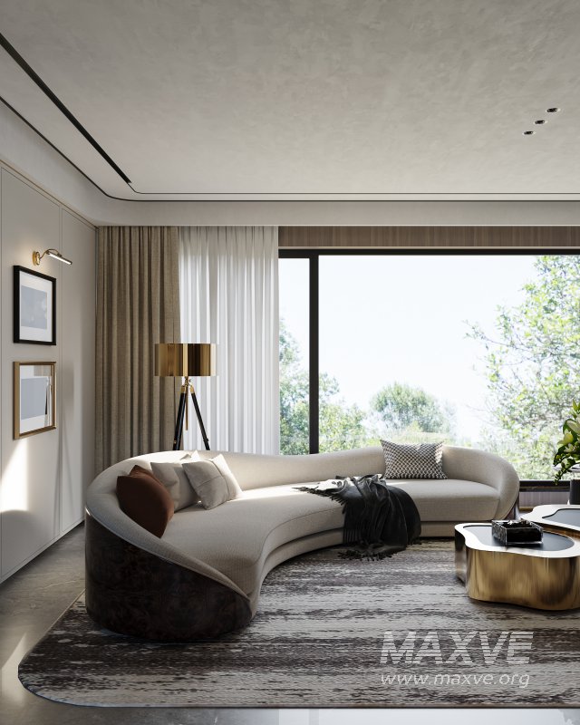 Modern living and dining room - Image 2