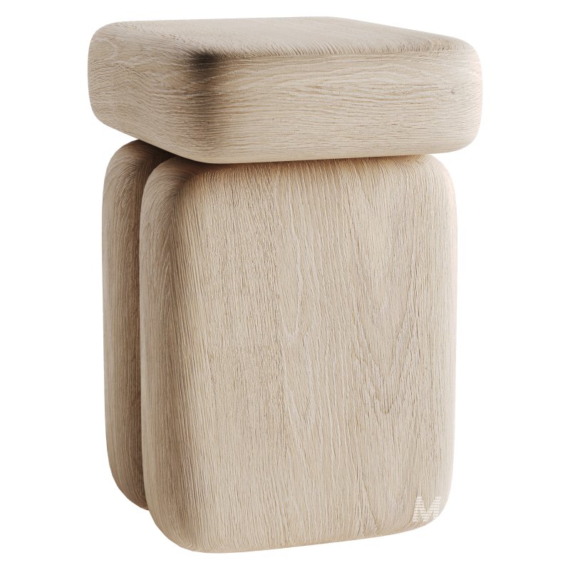 Wooden Stool - Image 3