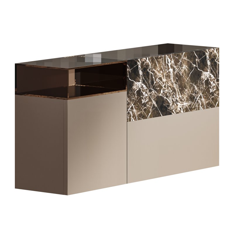 36e8 Glass Sideboard 05 - Image 3