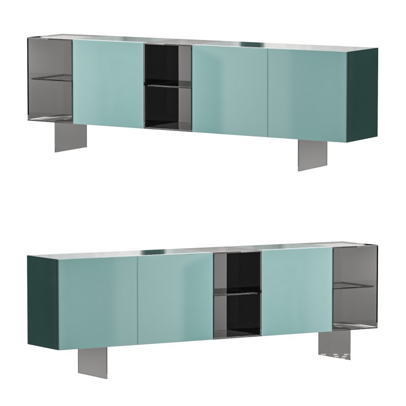 36e8 Glass Sideboard - Image 3