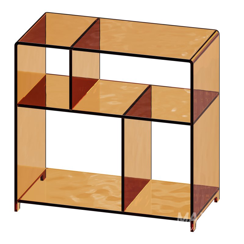 Modern Side Table – 4 Compartments - Image 6