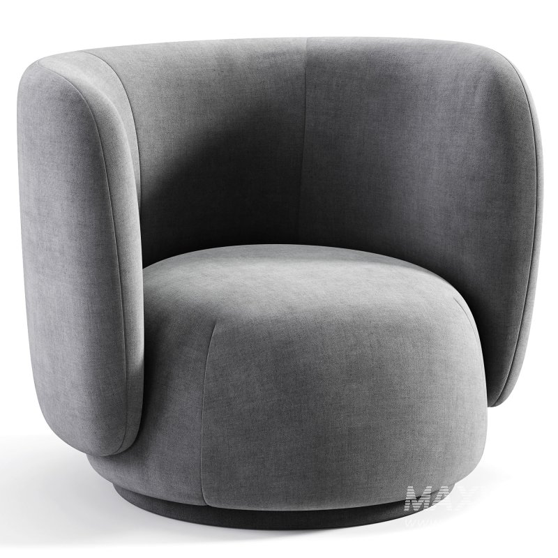 Rico Lounge Chair Boucle By Fermliving - Image 1