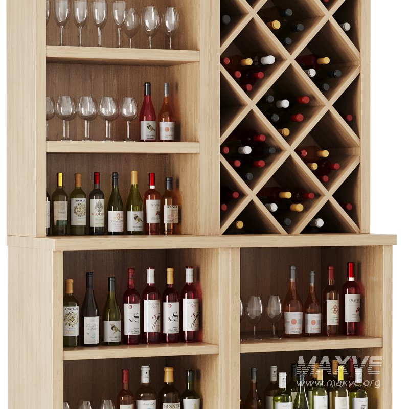 Bar Cabinet Set10 - Image 5