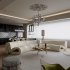 Classic luxury living room, dining room and kitchen - Thumbnail 3