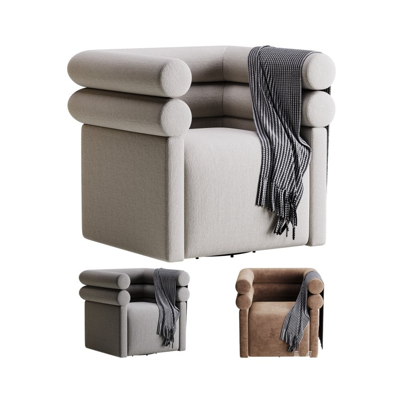 Evie Swivel Chair - Image 1