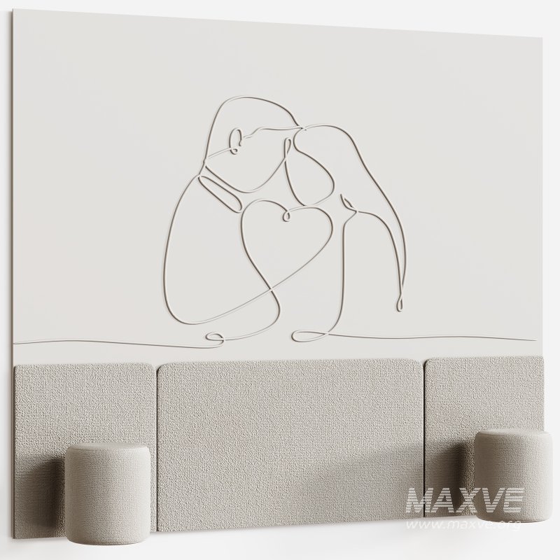 Headboard for bed 01 - Image 1