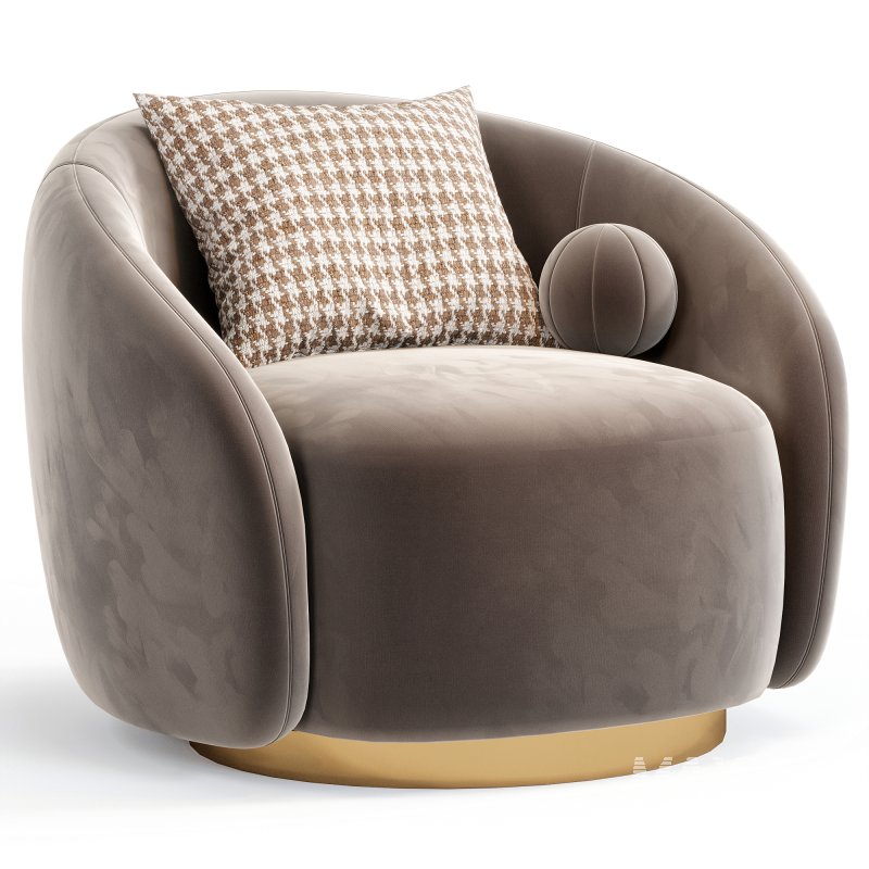 Swivel Brice Armchair By Eichholtz - Image 2