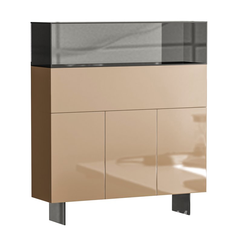 36e8 Glass Sideboard 06 - Image 4