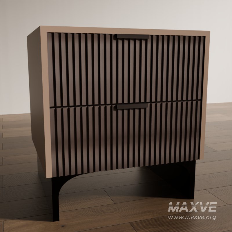 Modern Wooden Side Table - Image 2