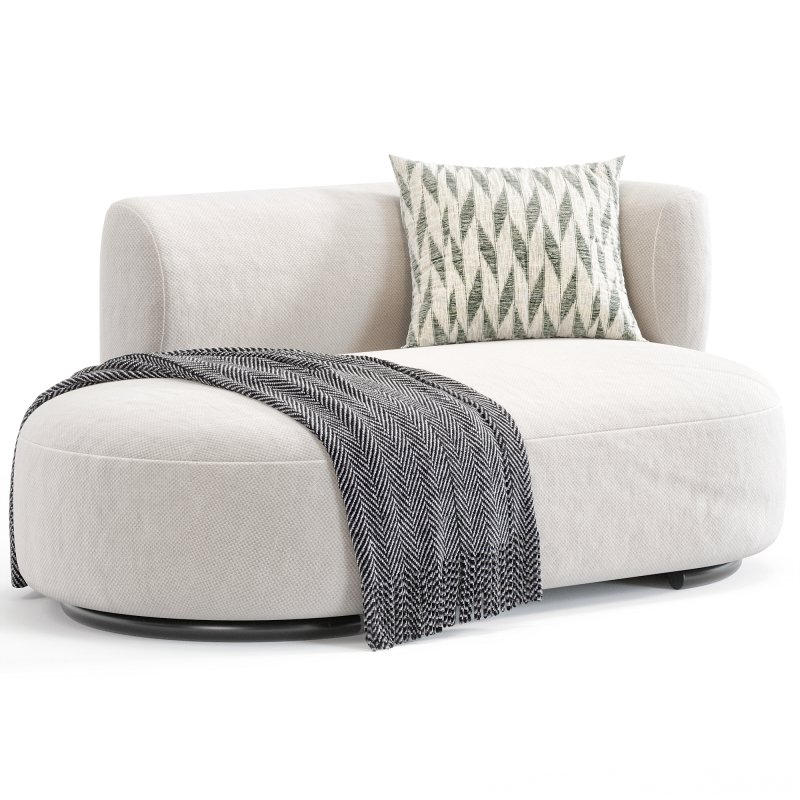 K Waiting Dormeuse Chenille By Space Furniture - Image 4