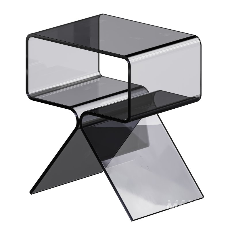 Acrylic Side Table – 3 Color Options - Image 6