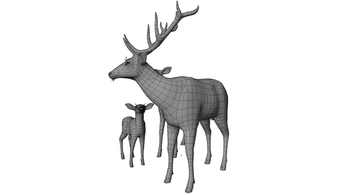 Deer Family - Image 13
