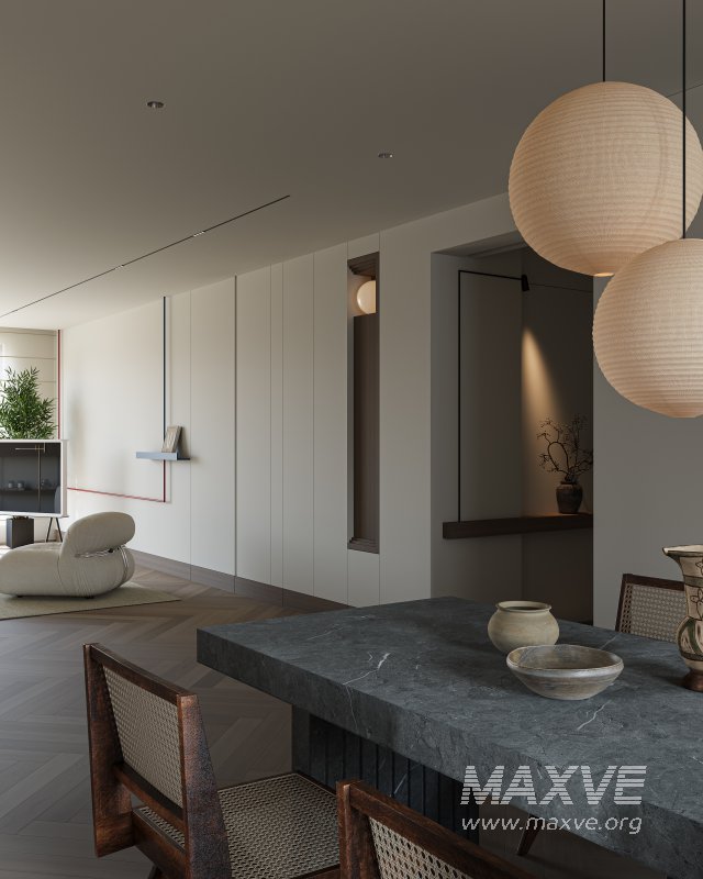 Modern living and dining room - Image 5