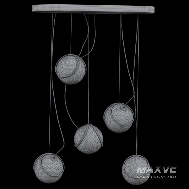 Pug Multi Light Pendant - Image 2