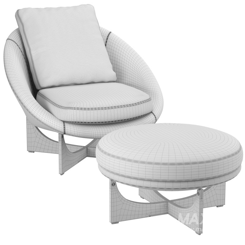 Minotti Lido Armchair - Image 7