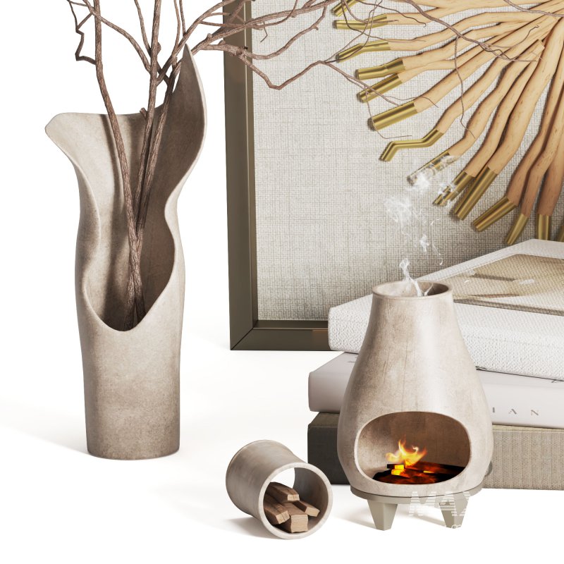 Decorative set frame vase candle - Image 2