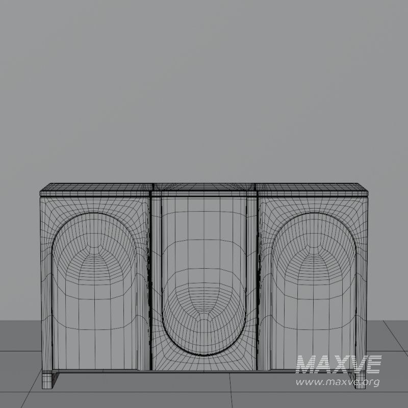 Modern Sculptural Console Table - Image 5