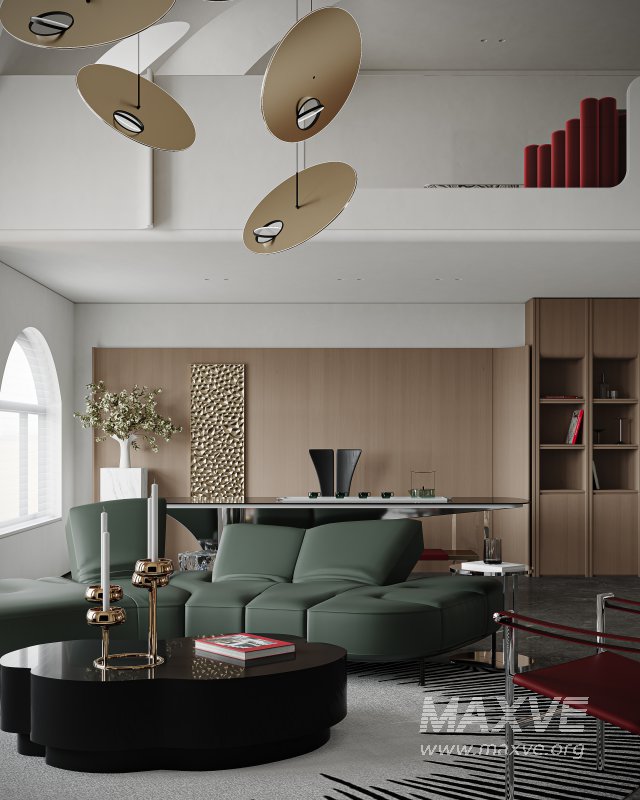 Modern living and dining room - Image 9