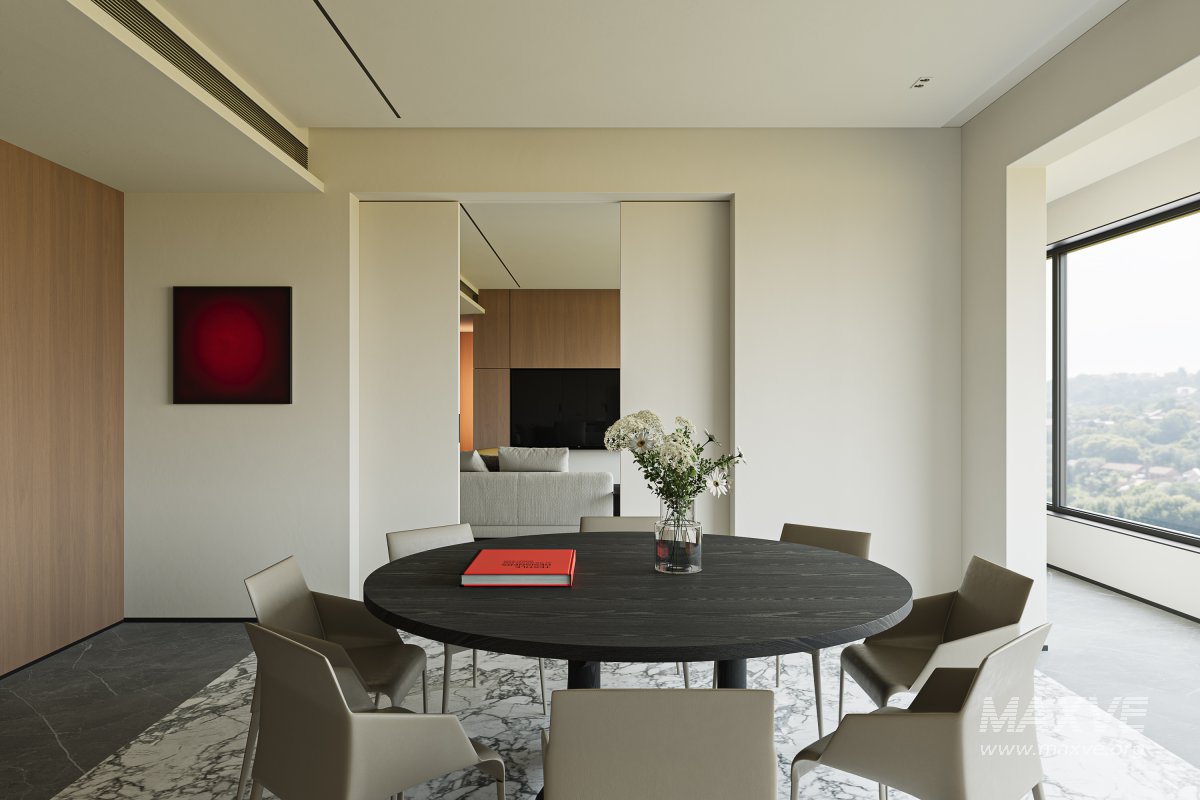 Modern living and dining room - Image 6