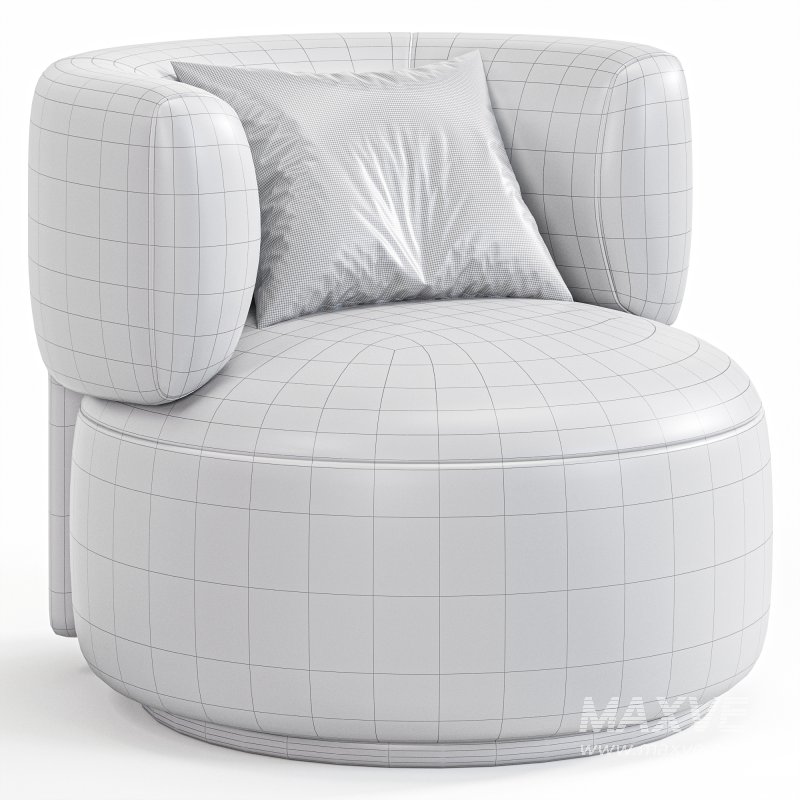 K Waiting Swivel Armchair By Spacefurniture - Image 7