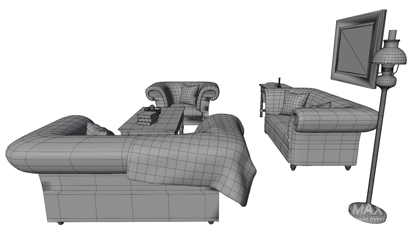 Victorian Sofa Set - Image 14