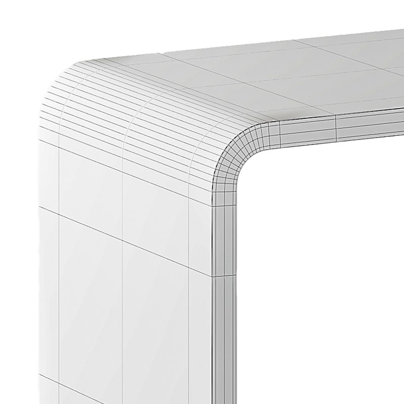 Minimalist Acrylic Side Table – Ottoman - Image 15