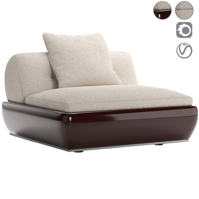 Minotti Supermoon Amchair - Image 1