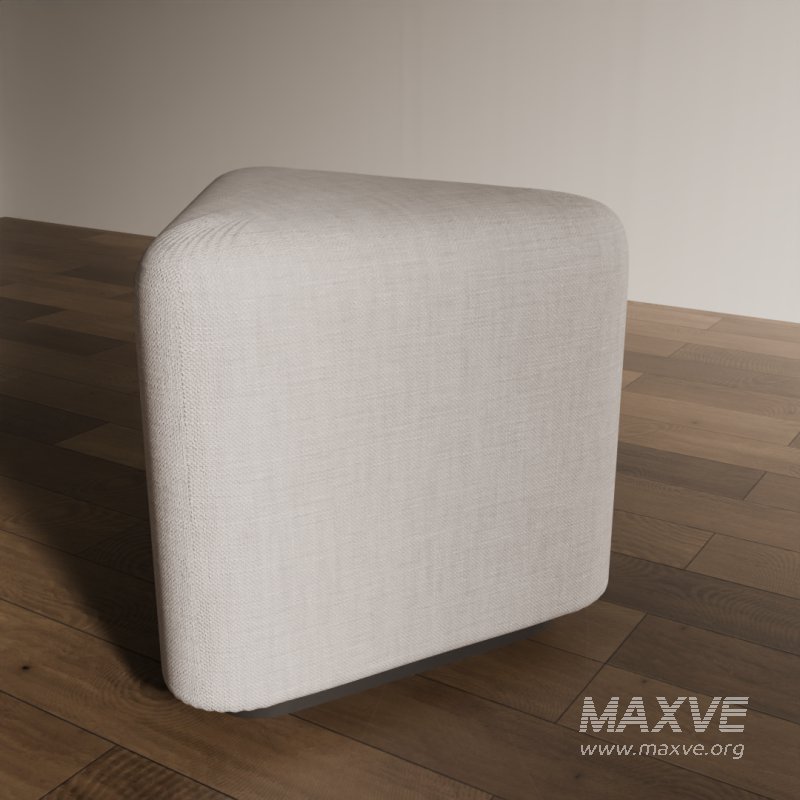 Contemporary Pouffe Ottoman - Image 2