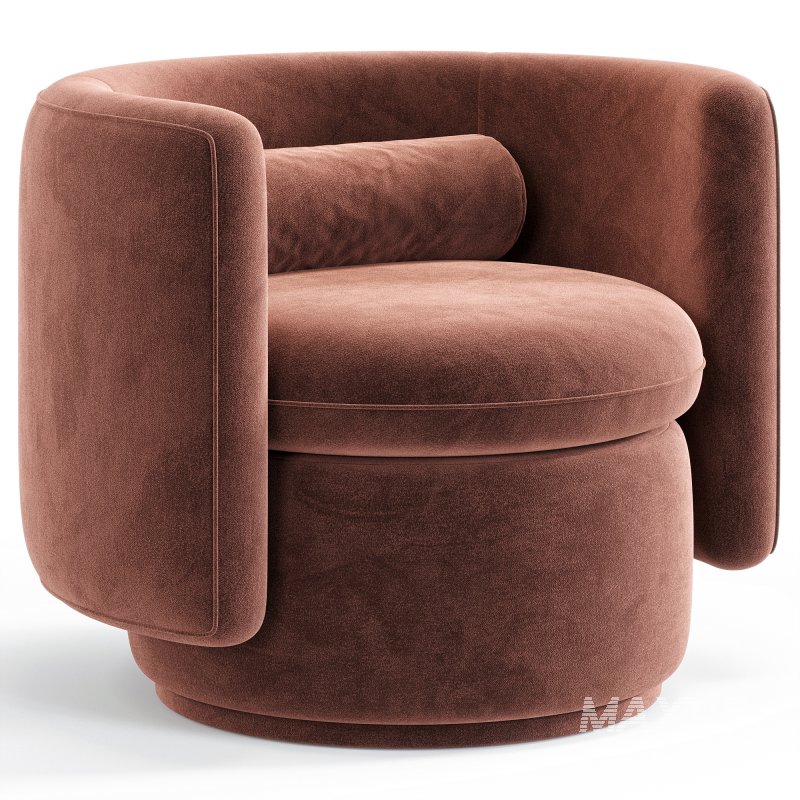 Tuzla Swivel Armchair By Polyandbark - Image 2