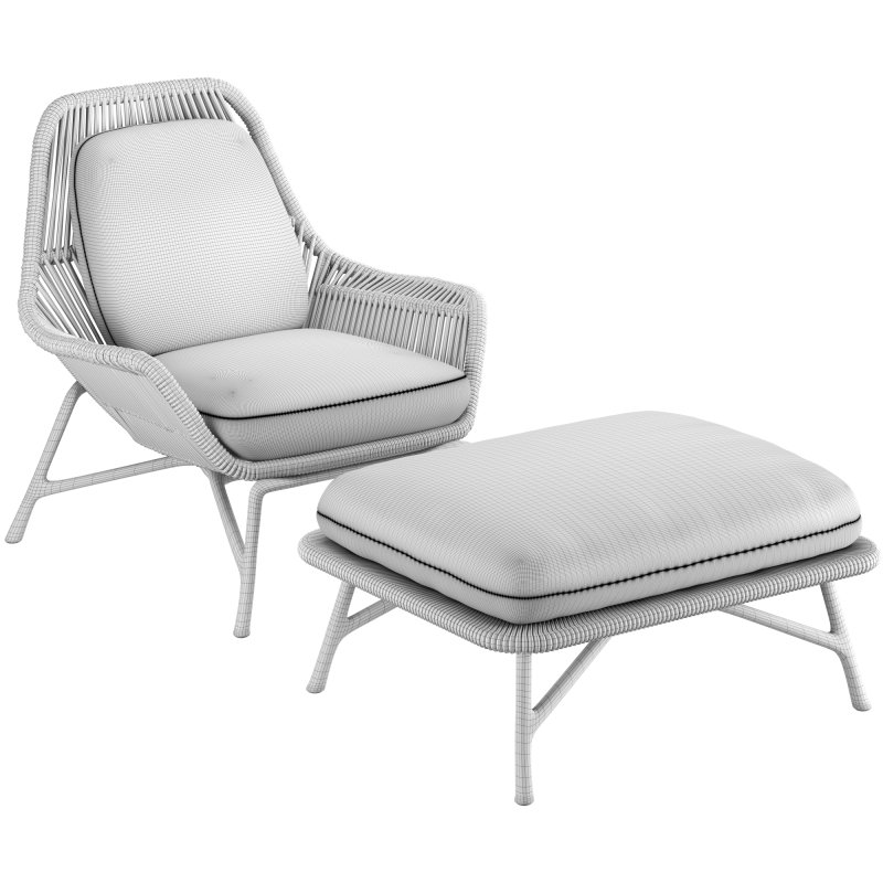 Minotti Prince Cord Indoor Amchair - Image 7