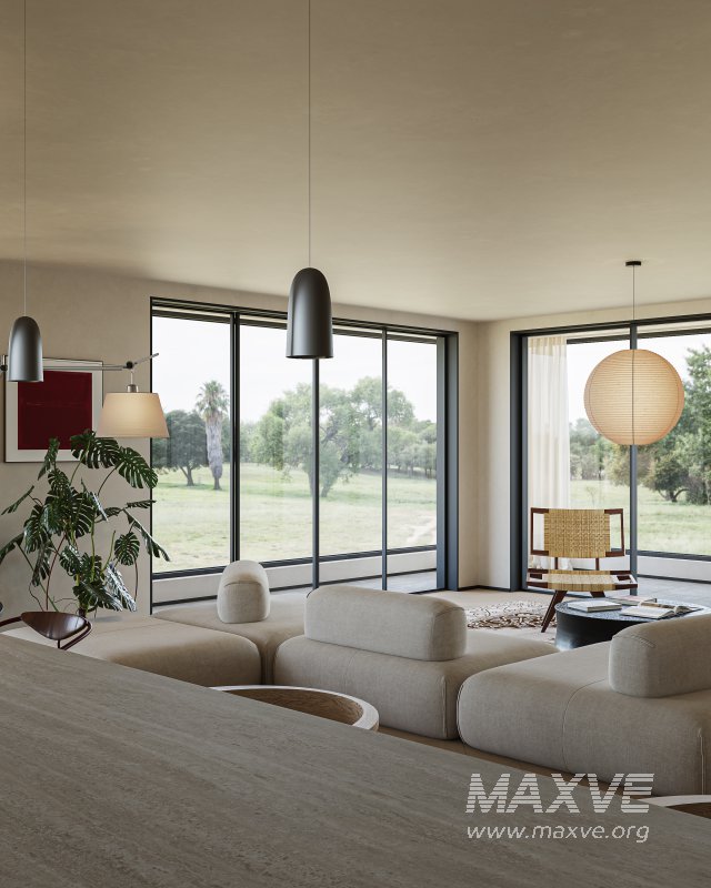 Modern living and dining room - Image 5