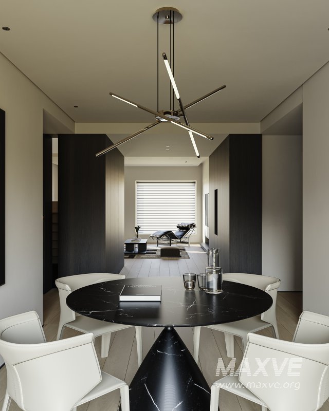 Modern living and dining room - Image 6