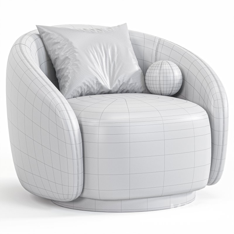 Swivel Brice Armchair By Eichholtz - Image 7