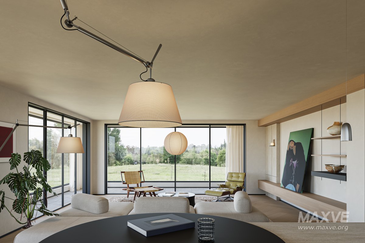 Modern living and dining room - Image 4