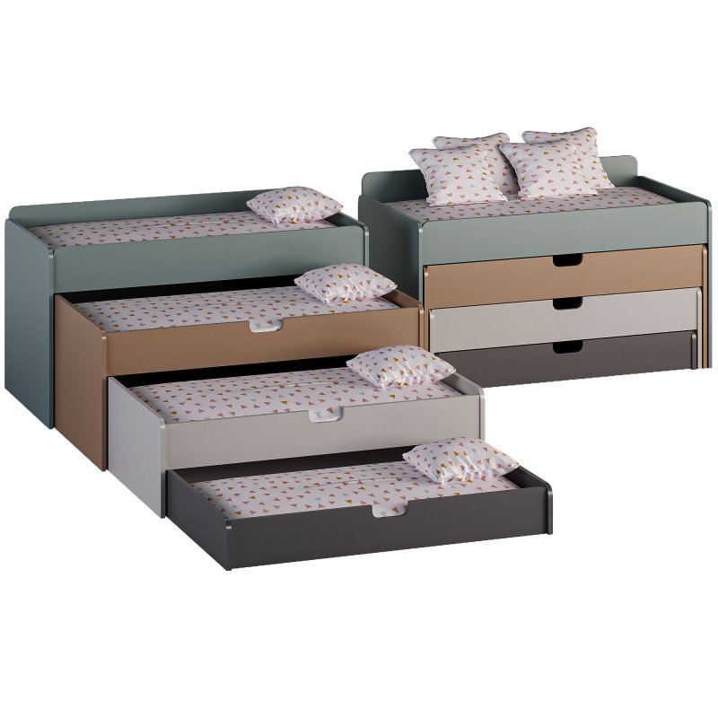 Multifunctional Pull-Out Kids Bed - Image 2