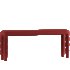 Miguel Coastal Beach Brown Wood Rope Wrapped Console Table - Thumbnail 1