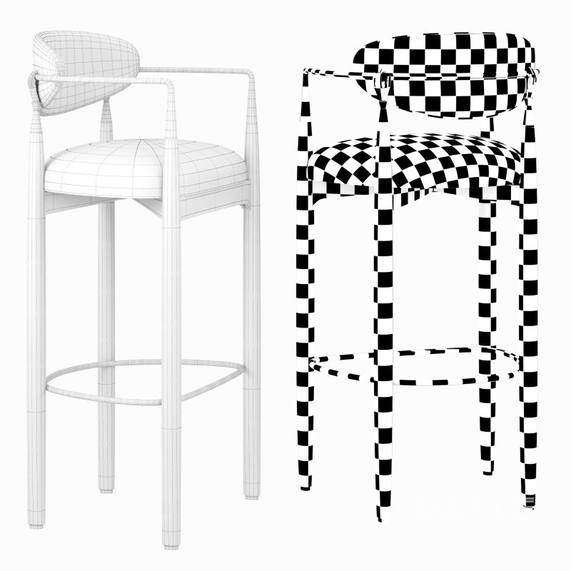 nahema bar stool - Image 2