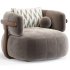 Doss Swivel Armchair By High Fashion Home - Thumbnail 1