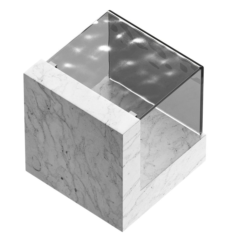 Creative Marble Side Table – Glass - Image 9