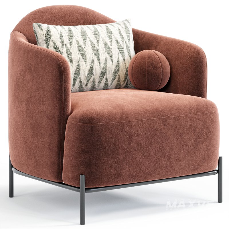 Wessex Upholstered Armchair By Temple And Webster - Image 5